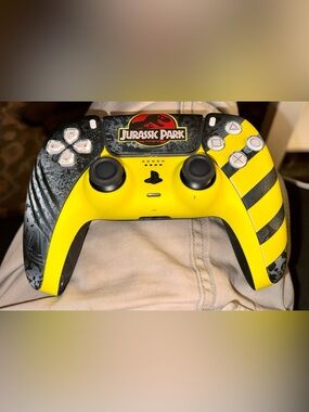 Custom Jurassic Park PS5 DualSense Controller | Professionally Customized
